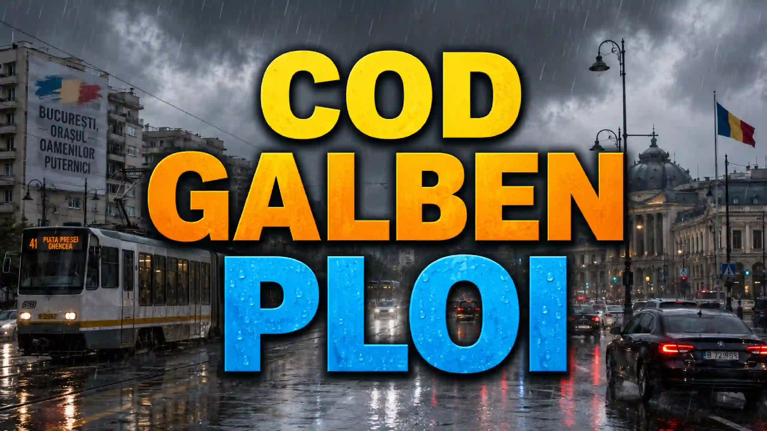 Ploi Torențiale, Descărcări Electrice și Vânt Puternic în 2 ALERTE Meteo ANM de Vreme Severă în România pe 21 Mai 2026
