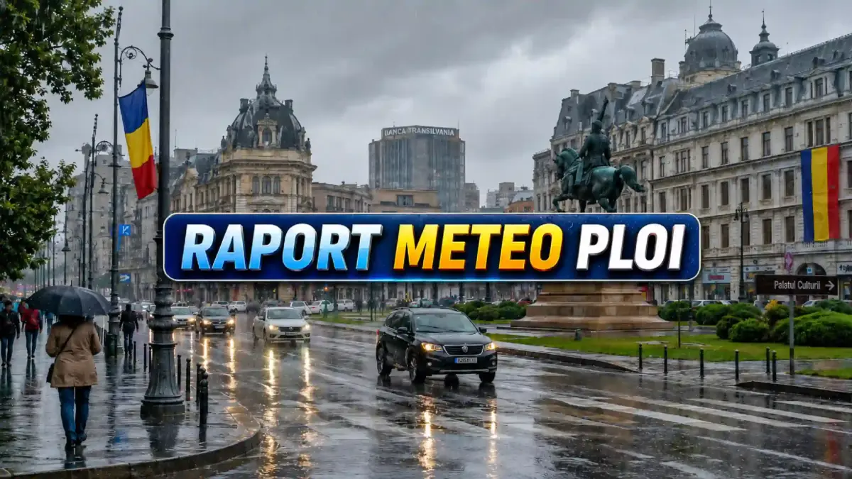 Raportul Meteo al Vremii cu Ploi Publicat de Administrația Națională de Meteorologie pentru România în Următoarea Săptămână Raportul Meteo al Vremii cu Ploi Publicat de Administrația Națională de Meteorologie pentru România în Următoarea Săptămână