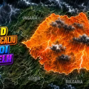 Vânt Puternic și Ploi Torențiale Anunțate de Administrația Națională de Meteorologie cu 2 Avertizări Meteo de Vreme Severă în România pe 26 Mai 2026