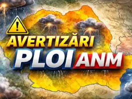 Vreme Rea cu Vânt Puternic Anunțată de Administrația Națională de Meteorologie în Buletinul Meteo din 14 Mai 2026
