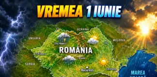 Vremea pe 1 Iunie 2026 cu Estimările Meteo ale Administrației Naționale de Meteorologie pentru Ploi, Vânt și Temperaturi în România