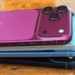 iPhone 18 Pro albastru negru argintiu wild cherry lateral