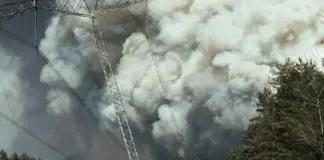 nor fum radioactiv incendiu cernobîl