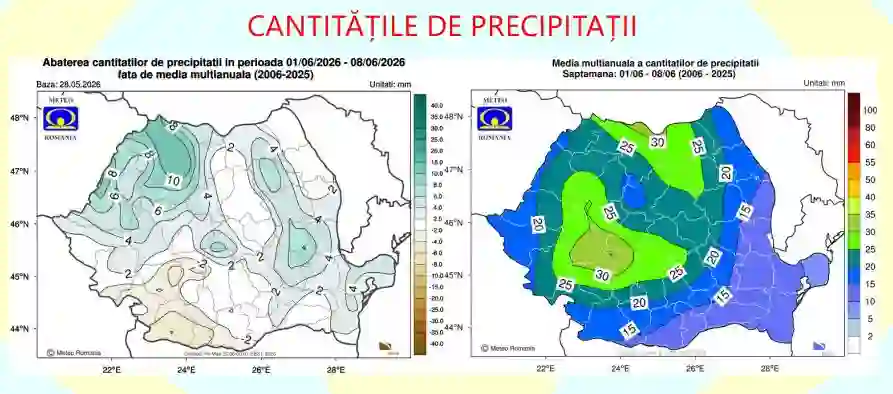 precipitatii iunie 2026 starea vremii România | iDevice.ro precipitatii iunie 2026 starea vremii România