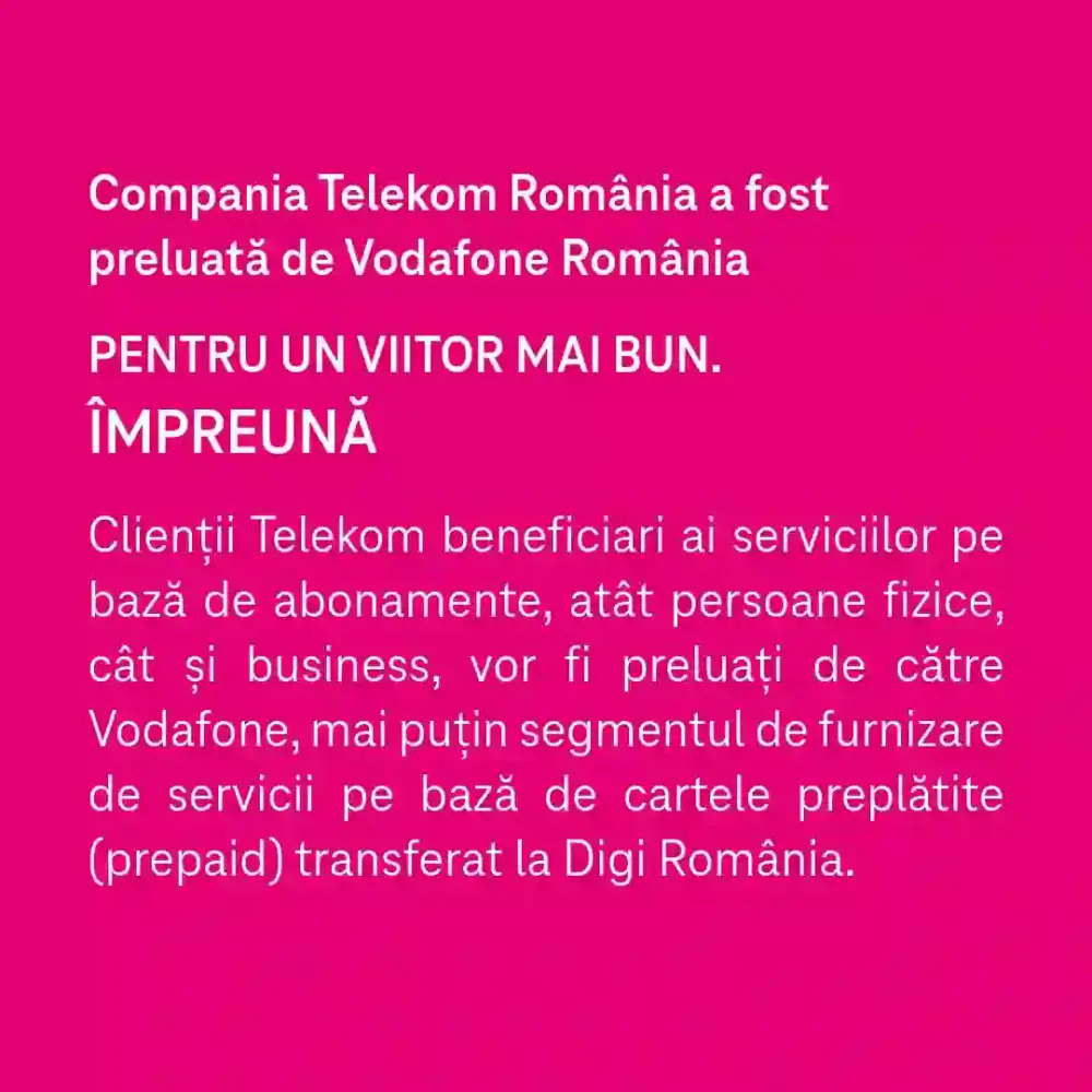preluare Telekom Vodafone fuziune preluare Telekom Vodafone fuziune