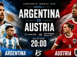 ARGENTINA - AUSTRIA LIVE ANTENA 1 Meci Lionel Messi Cupa Mondiala FIFA 2026