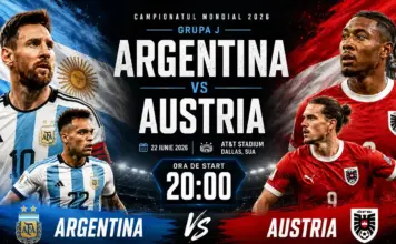 ARGENTINA – AUSTRIA LIVE ANTENA 1, Meci cu Lionel Messi la Cupa Mondiala FIFA 2026 ARGENTINA - AUSTRIA LIVE ANTENA 1 Meci Lionel Messi Cupa Mondiala FIFA 2026