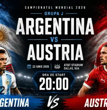 ARGENTINA – AUSTRIA LIVE ANTENA 1, Meci cu Lionel Messi la Cupa Mondiala FIFA 2026 ARGENTINA - AUSTRIA LIVE ANTENA 1 Meci Lionel Messi Cupa Mondiala FIFA 2026