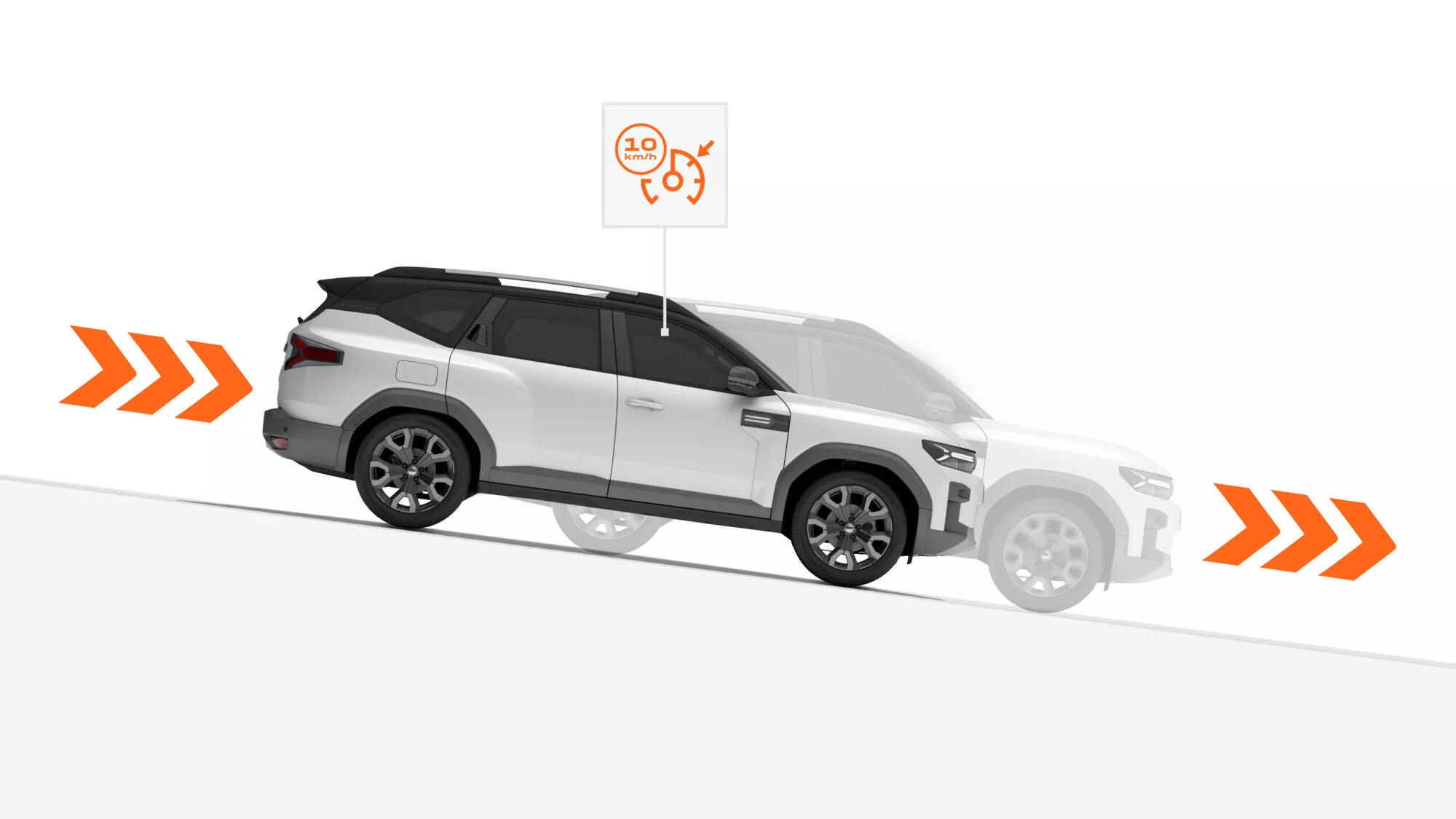 DACIA Bigster 2027 Facelift franare panta | iDevice DACIA Bigster 2027 Facelift franare panta