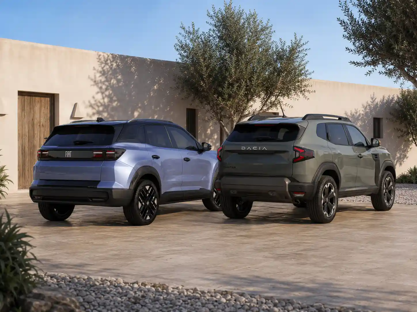 DACIA Duster 2026 comparata FIAT Grizzly spate | iDevice.ro DACIA Duster 2026 comparata FIAT Grizzly spate