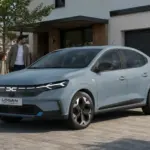 DACIA Logan 4 electrica bleu | iDevice DACIA Logan 4 electrica bleu