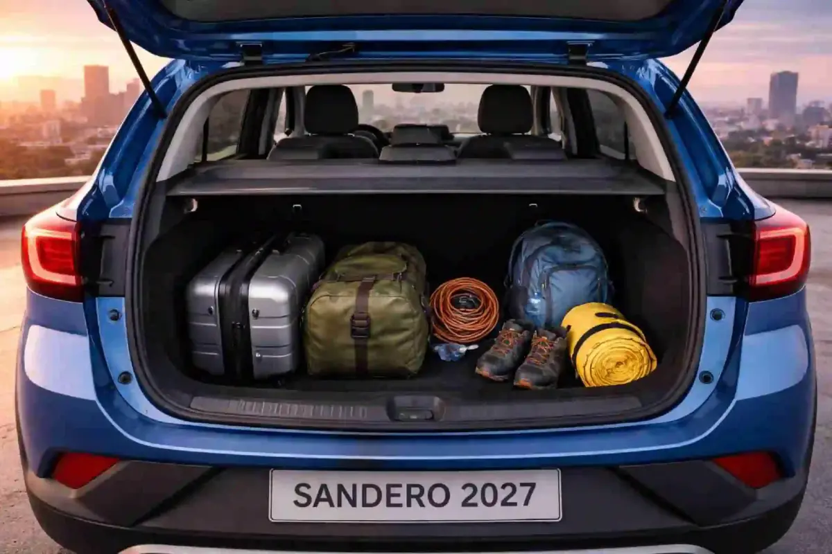 DACIA Sandero 2027 electrica spatiu portbagaj DACIA Sandero 2027 electrica spatiu portbagaj