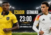 ECUADOR - GERMANIA LIVE ANTENA 1 Meci Cupa Mondiala FIFA 2026
