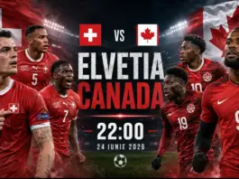 Elvetia - Canada LIVE ANTENA 1 Meci Cupa Mondiala 2026