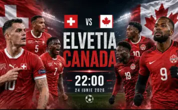 Elvetia – Canada LIVE ANTENA 1, Meci Cupa Mondiala 2026 Elvetia - Canada LIVE ANTENA 1 Meci Cupa Mondiala 2026