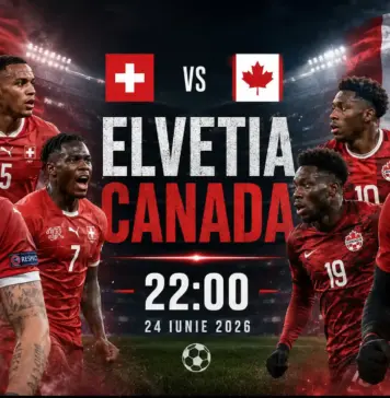 Elvetia – Canada LIVE ANTENA 1, Meci Cupa Mondiala 2026 Elvetia - Canada LIVE ANTENA 1 Meci Cupa Mondiala 2026