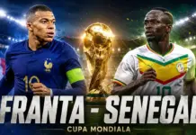 FRANTA – SENEGAL ANTENA 1 LIVE, Meci in Grupa I la Cupa MONDIALA FIFA 2026 FRANTA - SENEGAL ANTENA 1 LIVE Cupa MONDIALA FIFA 2026