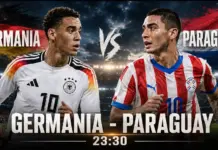 GERMANIA - PARAGUAY LIVE ANTENA 1 Meci Saisprezecimile Cupei Mondiale FIFA 2026