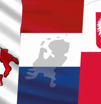 Italia, Olanda si Polonia Continua sa Boicoteze Schengen in Detrimentul Europenilor Italia Olanda Polonia steaguri