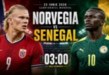NORVEGIA - SENEGAL LIVE ANTENA 1 Meci Erling Haaland Cupa Mondiala FIFA 2026