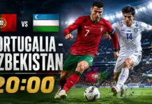 PORTUGALIA – UZBEKISTAN LIVE ANTENA 1, Meci cu Cristiano Ronaldo la Cupa Mondiala FIFA 2026 PORTUGALIA - UZBEKISTAN LIVE ANTENA 1 Meci Cristiano Ronaldo Cupa Mondiala FIFA 2026