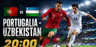 PORTUGALIA - UZBEKISTAN LIVE ANTENA 1 Meci Cristiano Ronaldo Cupa Mondiala FIFA 2026