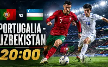 PORTUGALIA – UZBEKISTAN LIVE ANTENA 1, Meci cu Cristiano Ronaldo la Cupa Mondiala FIFA 2026 PORTUGALIA - UZBEKISTAN LIVE ANTENA 1 Meci Cristiano Ronaldo Cupa Mondiala FIFA 2026