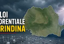 Ploi Torențiale, Grindină, Descărcări Electrice Anunțate de ANM cu Avertizări Meteo Cod Galben de Vreme Rea pe 4 Iunie 2026