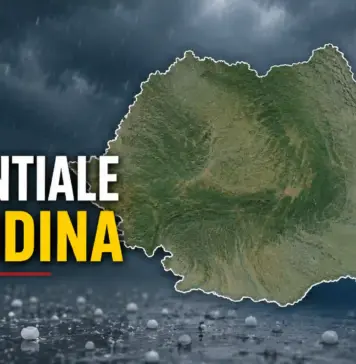 Ploi Torențiale, Grindină, Descărcări Electrice Anunțate de ANM cu Avertizări Meteo Cod Galben de Vreme Rea pe 4 Iunie 2026