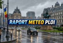 Raportul Meteo cu Vremea în România pe 5 Iunie 2026, Estimari ale Administrației Naționale de Meteorologie privind Ploile și