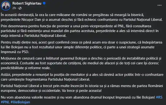 Robert Sighiartau tradare nicusor dan Robert Sighiartau tradare nicusor dan