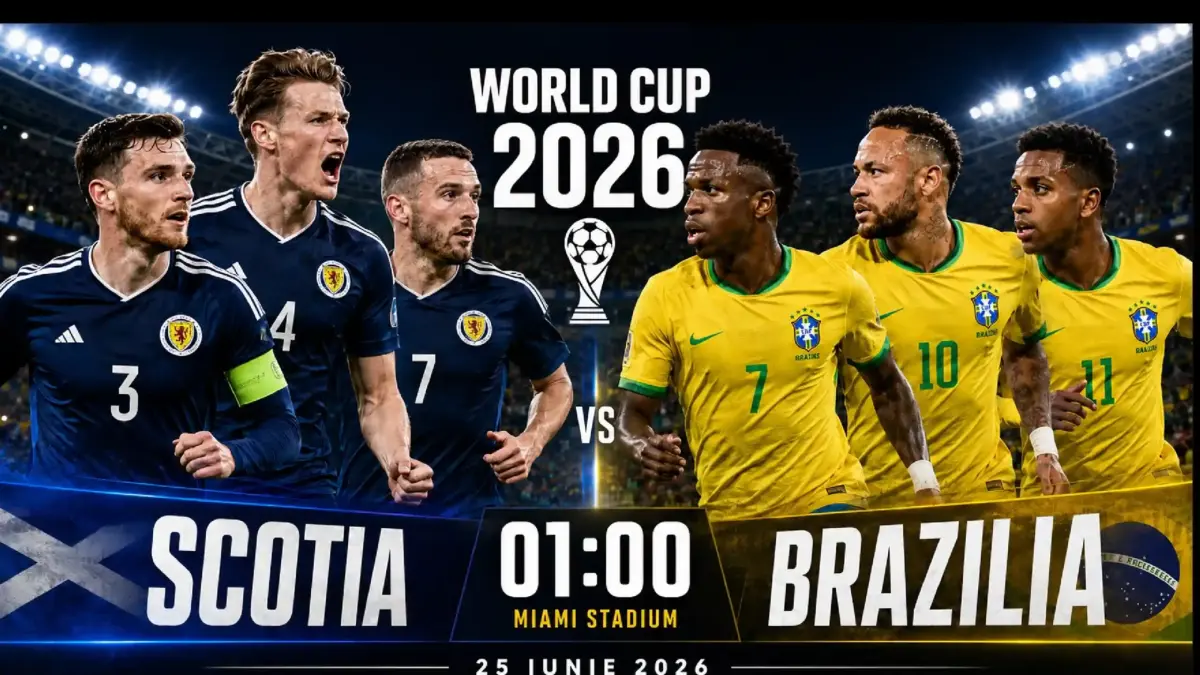 SCOTIA - BRAZILIA LIVE ANTENA 1 Meci Neymar Cupa Mondiala FIFA 2026 SCOTIA - BRAZILIA LIVE ANTENA 1 Meci Neymar Cupa Mondiala FIFA 2026
