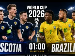 SCOTIA - BRAZILIA LIVE ANTENA 1 Meci Neymar Cupa Mondiala FIFA 2026