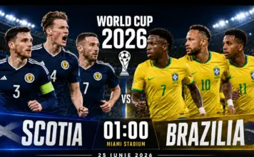 SCOTIA - BRAZILIA LIVE ANTENA 1 Meci Neymar Cupa Mondiala FIFA 2026