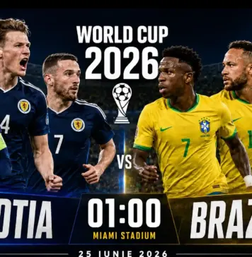 SCOTIA – BRAZILIA LIVE ANTENA 1, Meci cu Neymar la Cupa Mondiala FIFA 2026 SCOTIA - BRAZILIA LIVE ANTENA 1 Meci Neymar Cupa Mondiala FIFA 2026