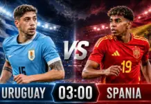 URUGUAY – SPANIA LIVE ANTENA 1, Meci cu Lamine Yamal la Cupa Mondială FIFA 2026 URUGUAY - SPANIA LIVE ANTENA 1 Meci Lamine Yamal Cupa Mondială FIFA 2026
