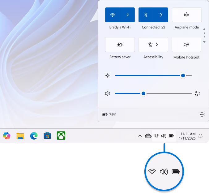 Windows 11 Action Center Windows 11 Action Center