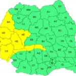 harta ANM cod galben furtuni estul Romaniei 22 iunie 2026 | iDevice harta ANM cod galben furtuni estul Romaniei 22 iunie 2026