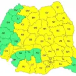 harta ANM cu ploi torențiale și vânt puternic pentru 5 iunie 2026 în România | iDevice.ro harta ANM cu ploi torențiale și vânt puternic pentru 5 iunie 2026 în România
