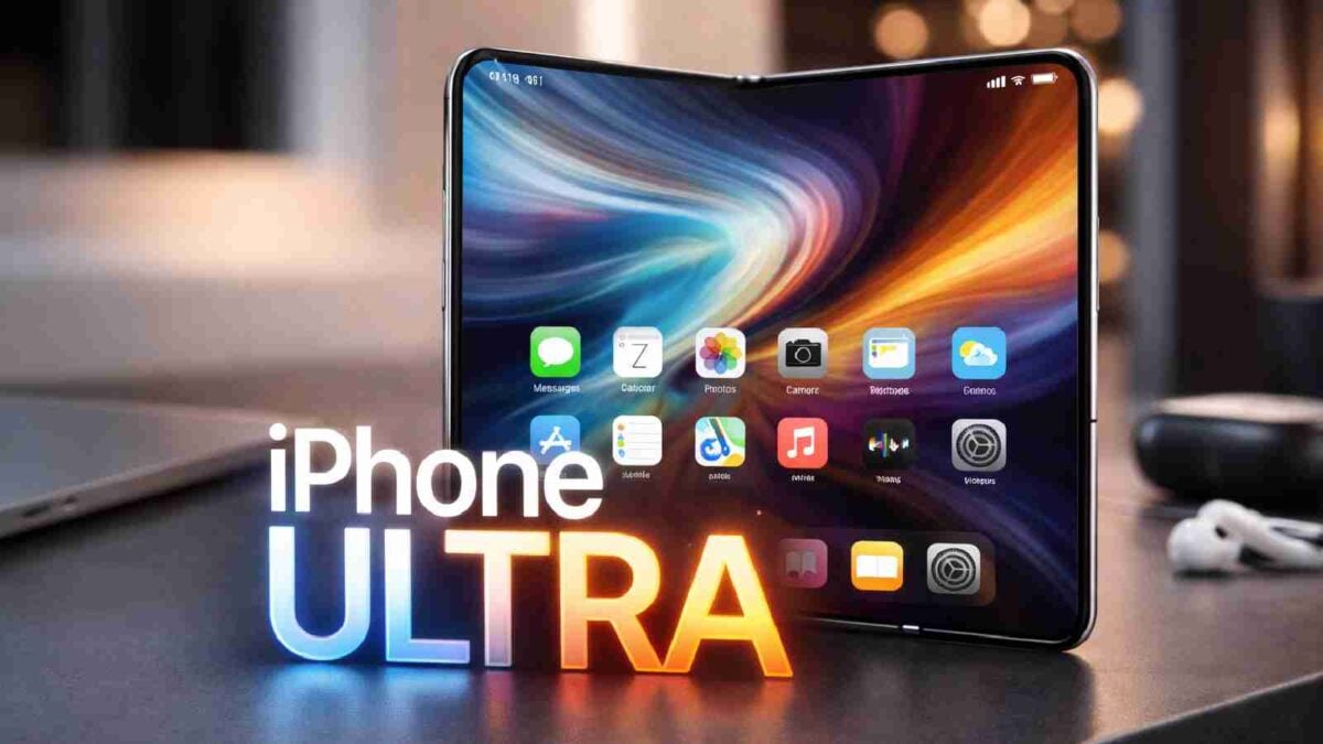 iPhone Fold concept depliat iPhone Fold concept depliat