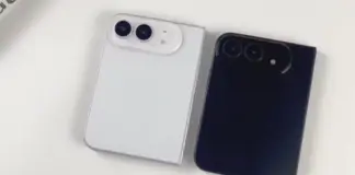 iPhone fold alb negru