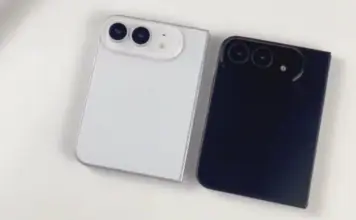 iPhone fold alb negru