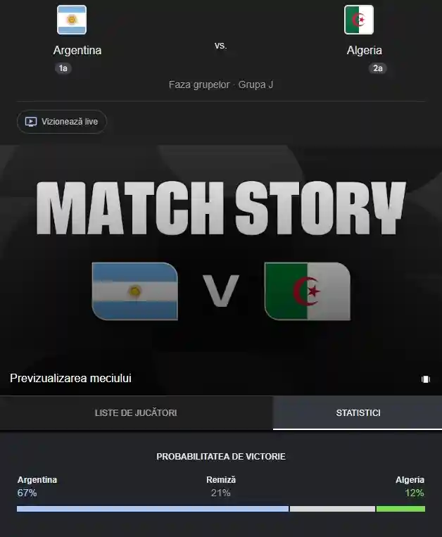 pronostic ARGENTINA - ALGERIA ANTENA 1 LIVE Lionel Messi Cupa Mondiala 2026 pronostic ARGENTINA - ALGERIA ANTENA 1 LIVE Lionel Messi Cupa Mondiala 2026