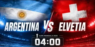 ARGENTINA - ELVETIA LIVE ANTENA 1 Lionel Messi Cupa Mondiala FIFA 2026
