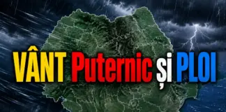 Avertizare de ULTIMA ORA ANM Meteo pentru Ploi Torentiale si Vant Puternic, Cod Galben de Vreme Severa in Romania pe 13 Iul