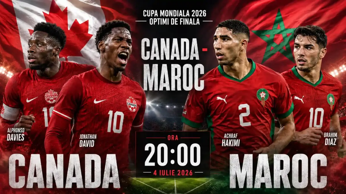 CANADA - MAROC LIVE ANTENA 1 Meci Achraf Hakimi Cupa Mondiala FIFA 2026 | iDevice.ro CANADA - MAROC LIVE ANTENA 1 Meci Achraf Hakimi Cupa Mondiala FIFA 2026