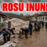 Cod ROSU Meteo de INUNDATII Emis de INHGA pe 22 Iulie 2026 in Romania, Zonele Vizate de ALERTA | iDevice.ro Village floods as muddy water rises; residents and volunteers stack sandbags to build a barrier around homes.