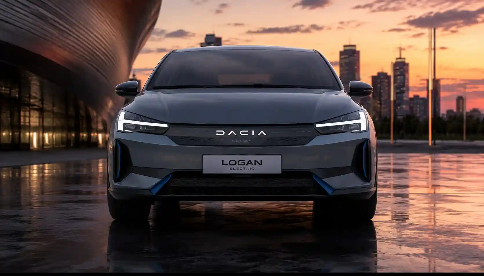 DACIA Logan Electrică design fata | iDevice.ro DACIA Logan Electrică design fata