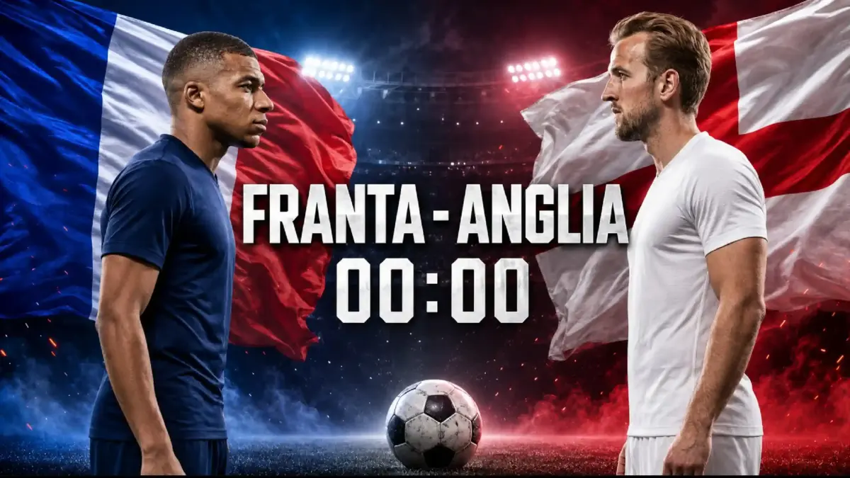 FRANTA - ANGLIA LIVE ANTENA 1 Finala Mica Kylian Mbappe Harry Kane Cupa Mondiala FIFA 2026 | iDevice.ro FRANTA - ANGLIA LIVE ANTENA 1 Finala Mica Kylian Mbappe Harry Kane Cupa Mondiala FIFA 2026