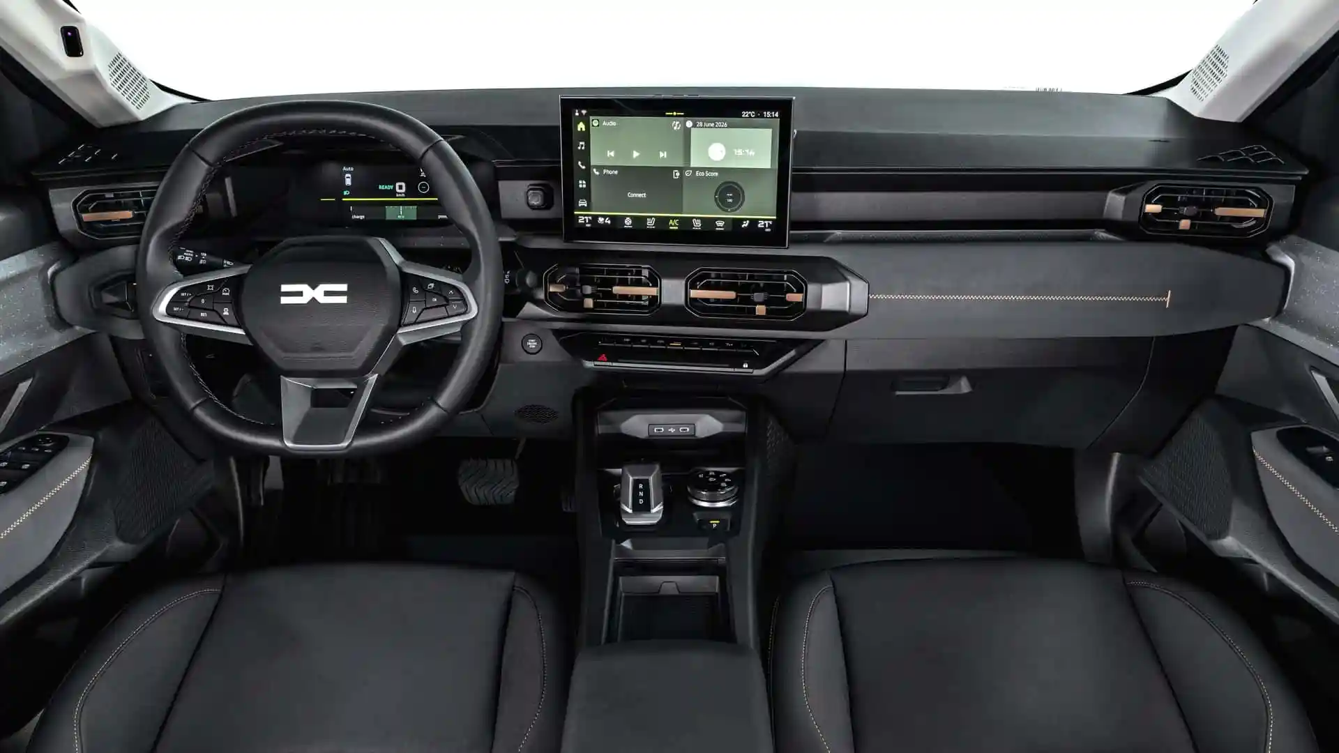 Interiorul DACIA Striker 2026 habitaclu | iDevice.ro Interiorul DACIA Striker 2026 habitaclu